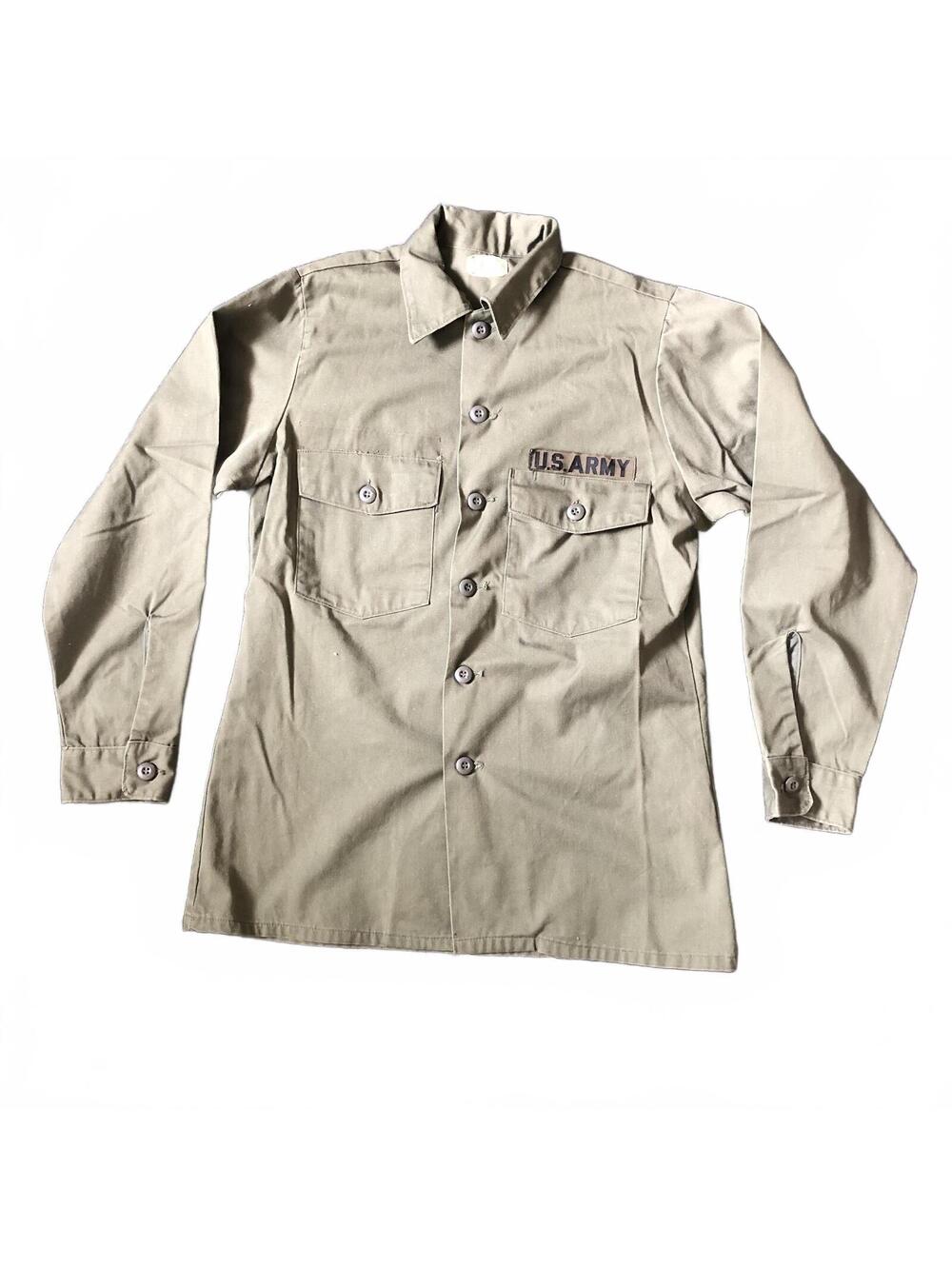 Vintage U.S. Army Men's Utility Shirt Size 15 1/2 x 33